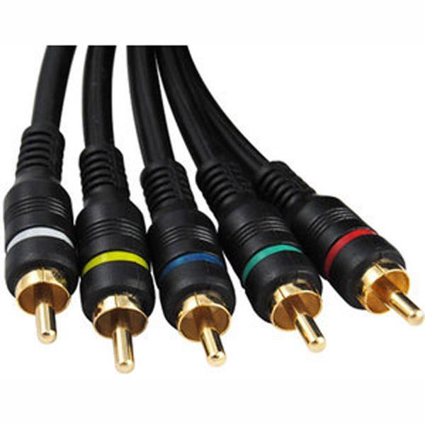 9 ft. 5-in-1 Component RCA Audio/Video Cable